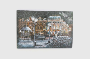 Картина на гранитной доске «Дом Н.И. Севастьянова»